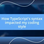 How TypeScript’s syntax impacted my coding style